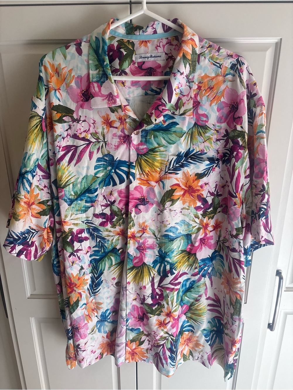 Tommy Bahama Multicolor Floral Tropical Camp Shirt 2xlb